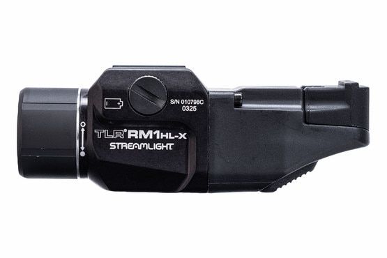 Compact 1000 lumen weapon light with rechargeable battery.